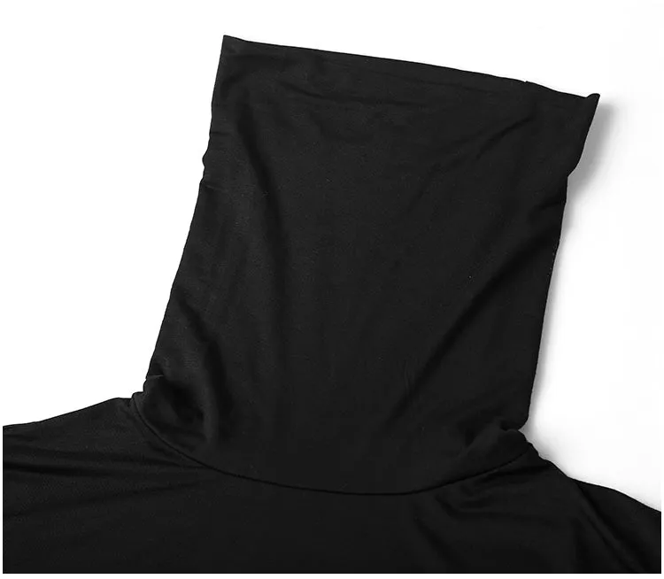 Men's Long Sleeved Turtleneck T-Shirt