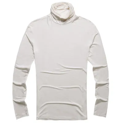 Men's Long Sleeved Turtleneck T-Shirt