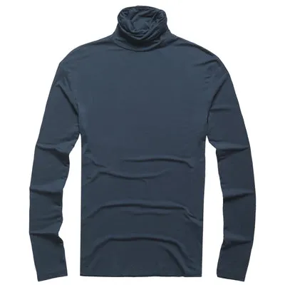 Men's Long Sleeved Turtleneck T-Shirt