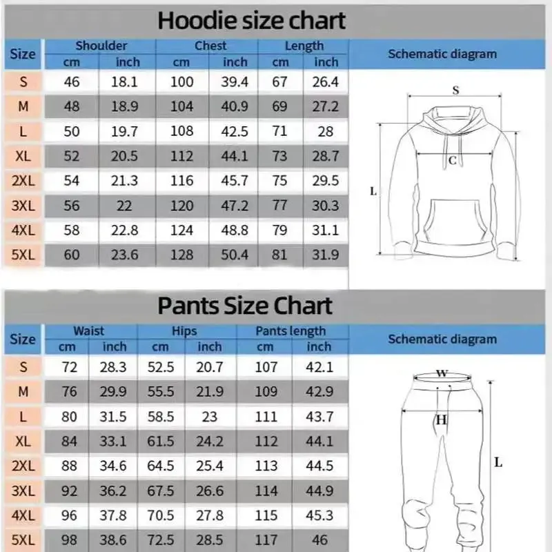 Men's Luxury Milan Print Sports Hoodie Set – Sweatshirt & Jogger Pants, Casual Streetwear Sportswear Outfit