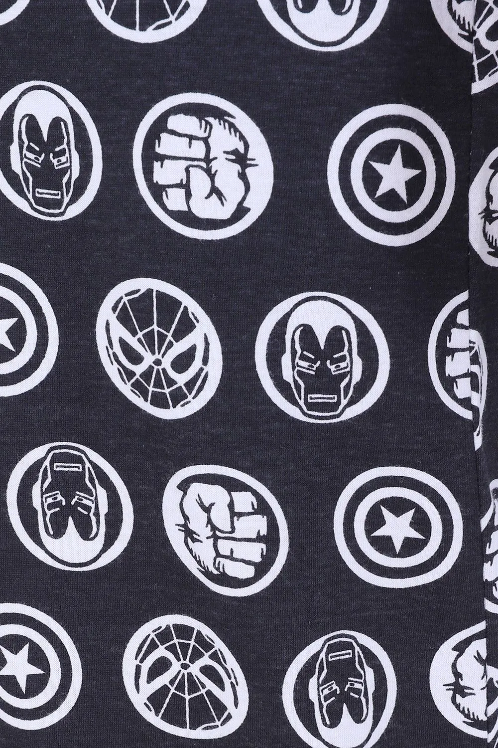 Men's Marvel 1939 Pocket Character Cotton Long Pyjamas