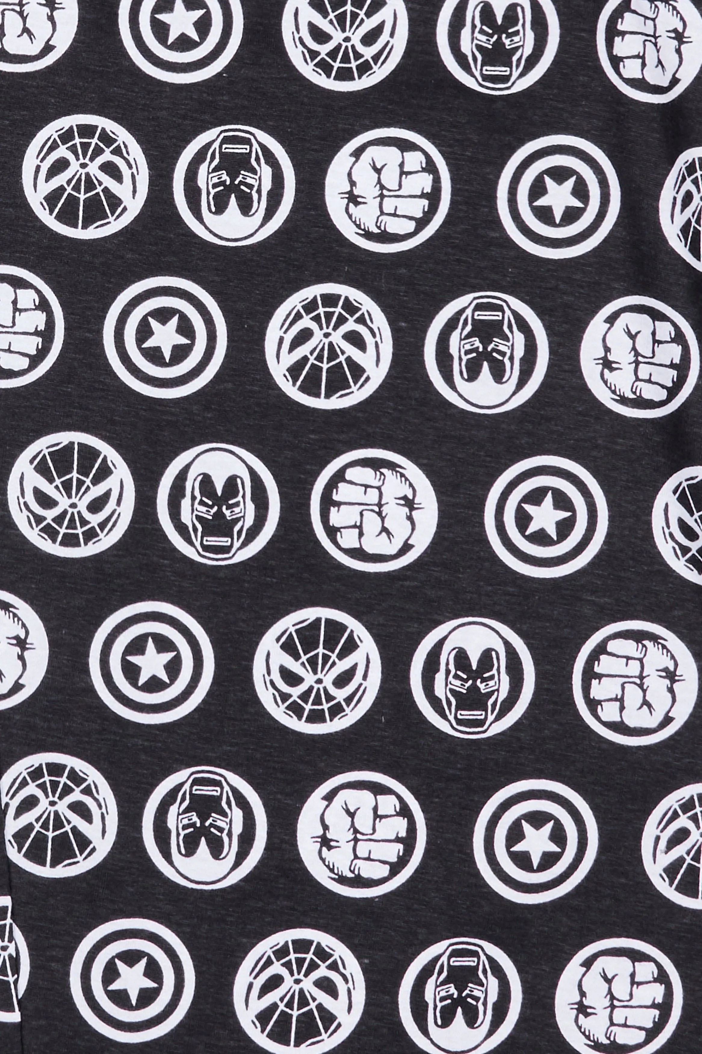 Men's Marvel 1939 Pocket Character Cotton Long Pyjamas