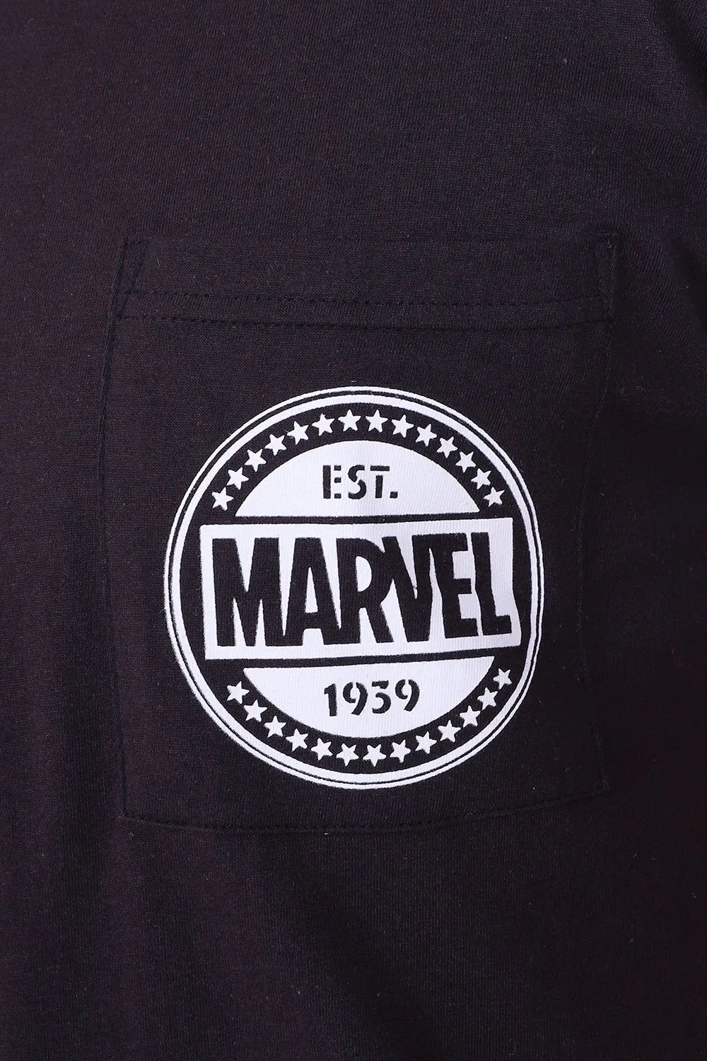 Men's Marvel 1939 Pocket Character Cotton Long Pyjamas