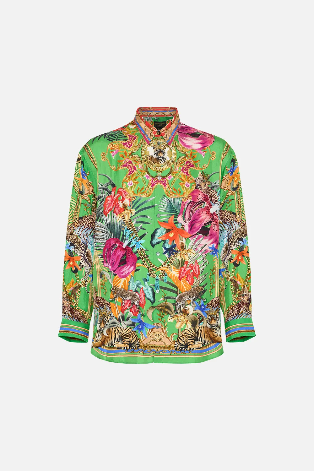 MENS OVERSIZED SHIRT CURIOUS AND CURIOUSER