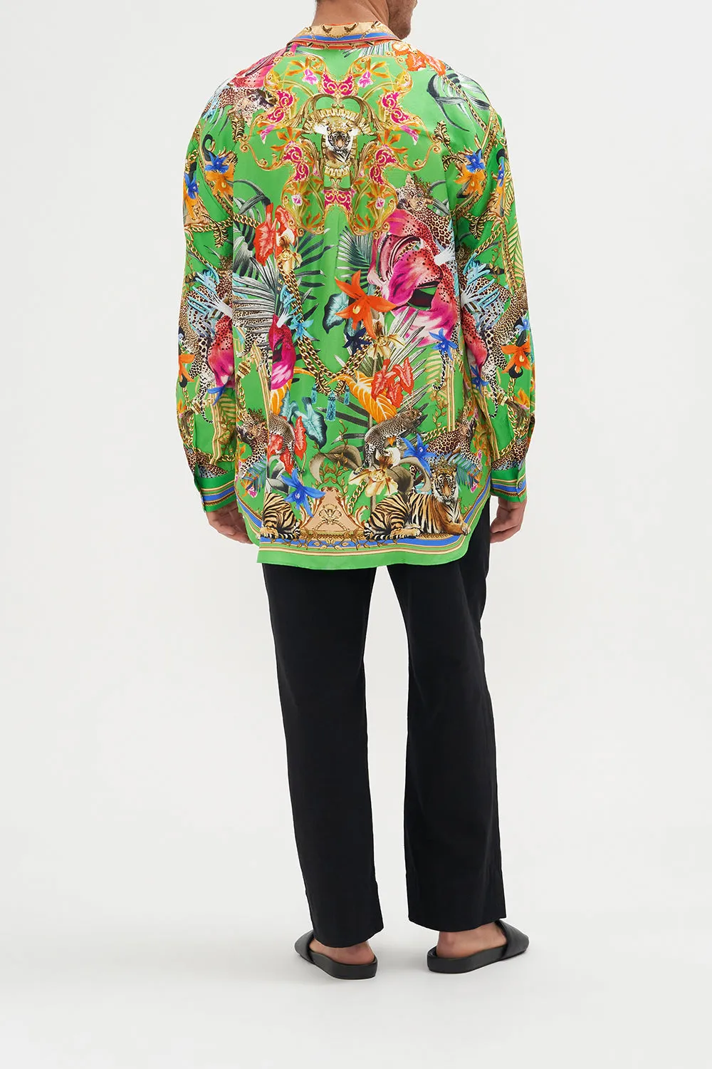 MENS OVERSIZED SHIRT CURIOUS AND CURIOUSER