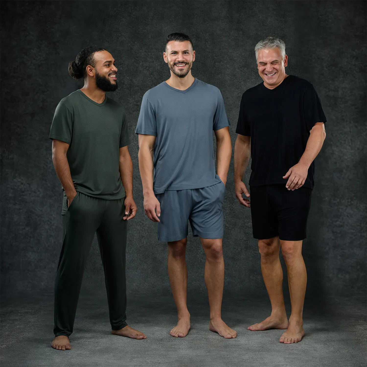 Men's Pajama Set - Short   Tee (Storm)