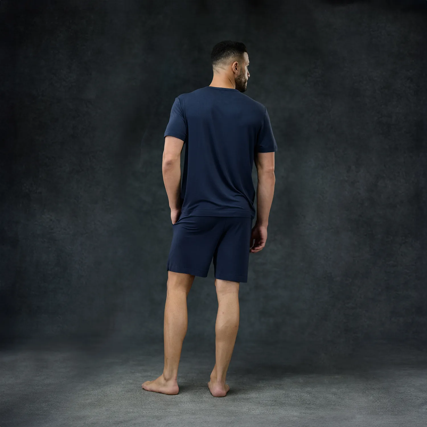 Men's Pajama Set - Short   Tee (Storm)