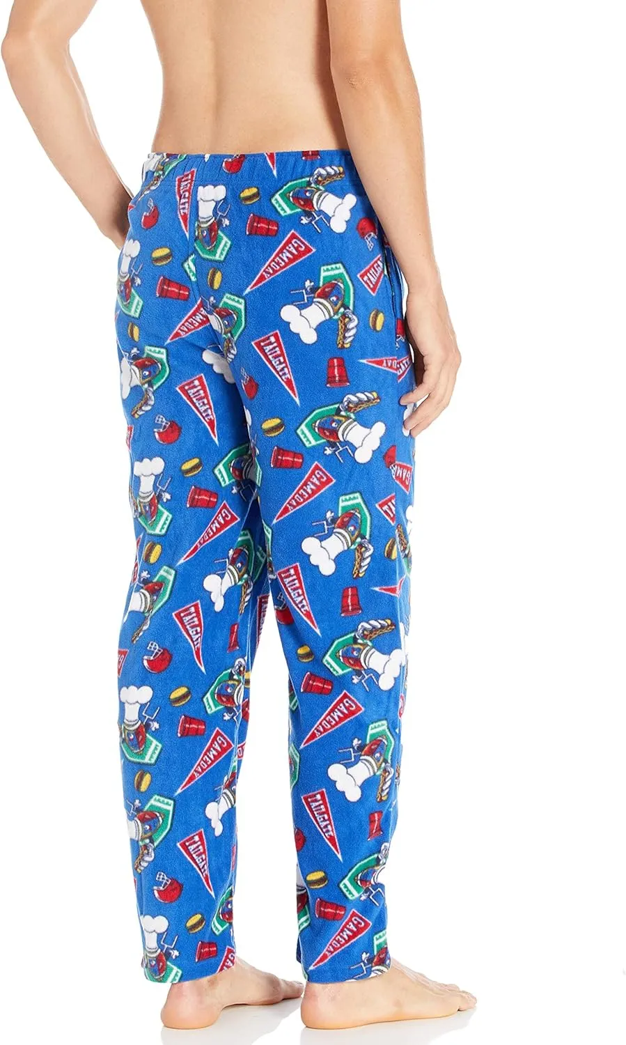 Men's Printed Microfleece Pajama Pant