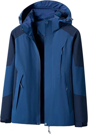 Mens Rain Jacket Suit Mountaineering Suit Coat Windbreaker Outdoor Sports Jacket Men Waterproof