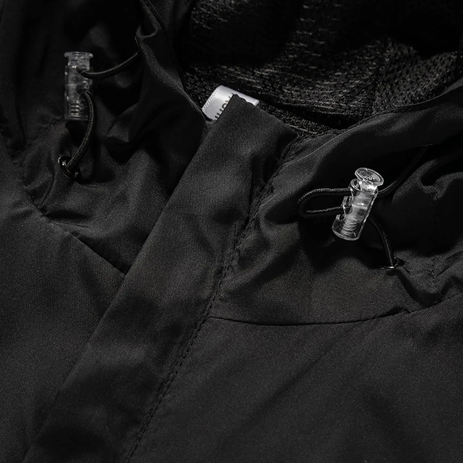 Men's Rain Jackets Waterproof Men's Fall Outdoor Shrinkable Hooded Jacket Thin Windproof Breathable Coats