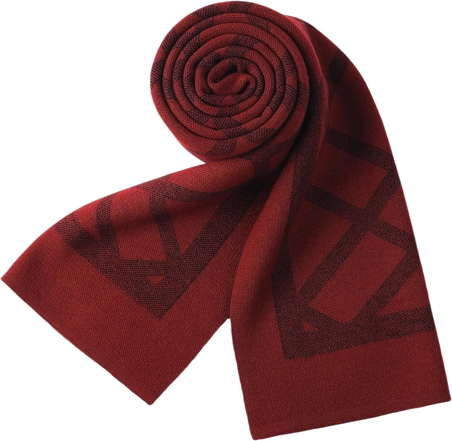 Men's Scarves Classic Winter Scarf Soft Warm Wool Scarf Knitted Soft Warm Neckwear