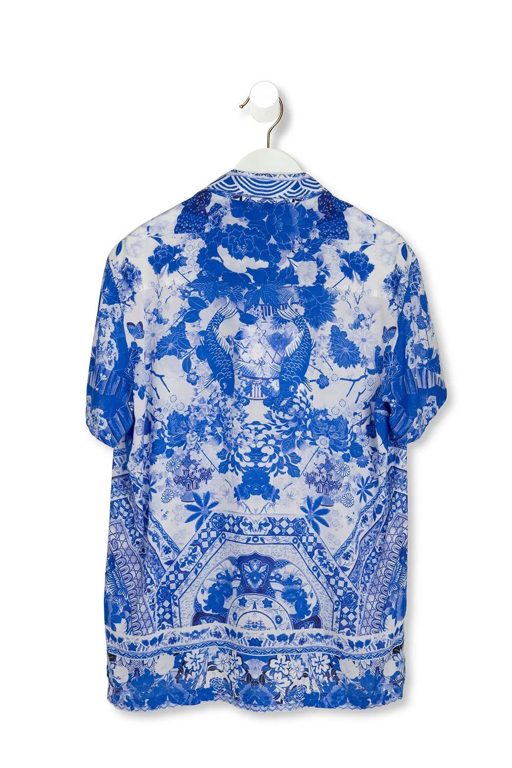 MEN'S SHORT SLV SHIRT THE FAN SEA