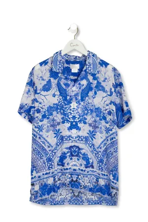 MEN'S SHORT SLV SHIRT THE FAN SEA