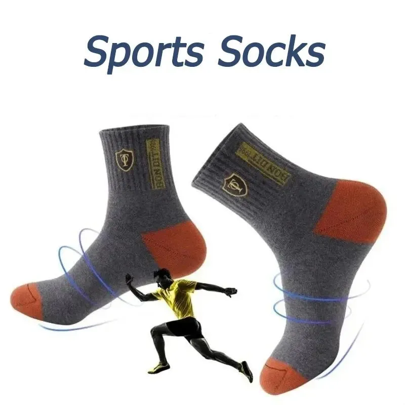 Men’s Sports Socks – 5 Pairs of Summer Casual Sweat-Absorbent Socks