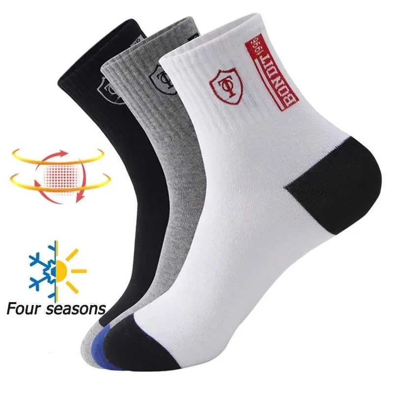 Men’s Sports Socks – 5 Pairs of Summer Casual Sweat-Absorbent Socks