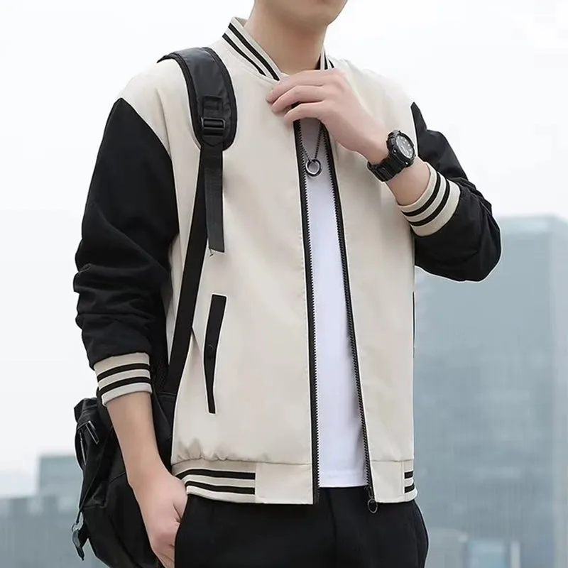 Men's Spring and Autumn Casual Fashion Brand New Arrival Jacket Men's Clothing Sports Autumn Clothing Tops Men Outwear