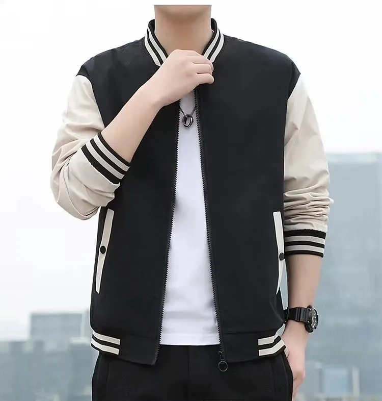 Men's Spring and Autumn Casual Fashion Brand New Arrival Jacket Men's Clothing Sports Autumn Clothing Tops Men Outwear