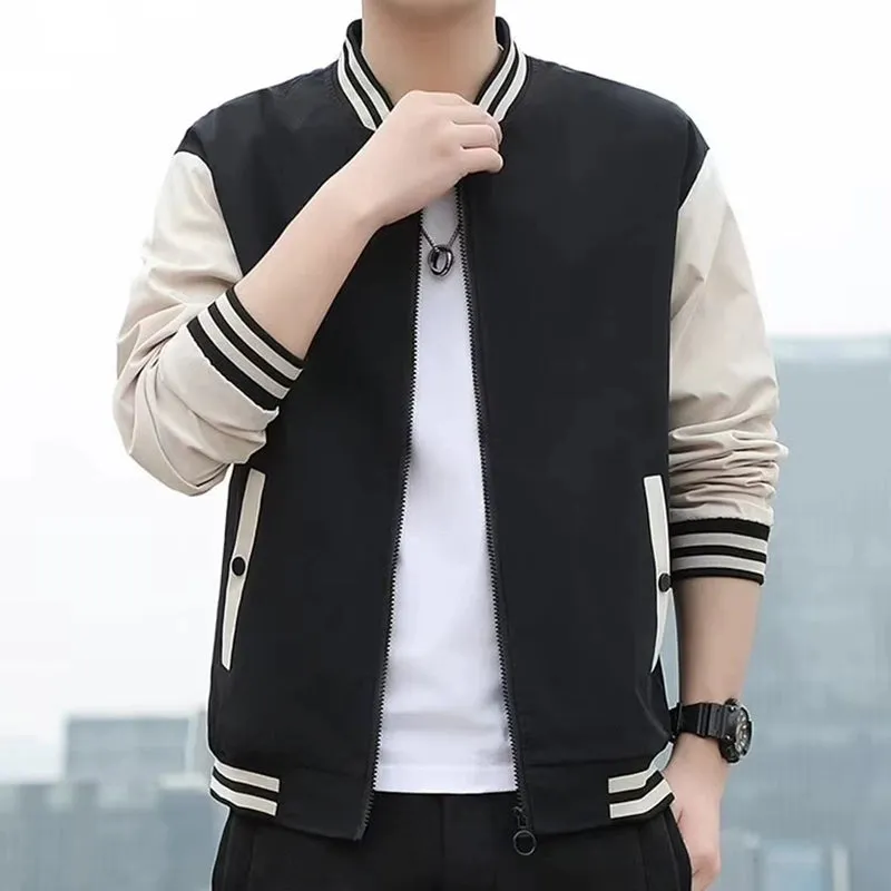 Men's Spring and Autumn Casual Fashion Brand New Arrival Jacket Men's Clothing Sports Autumn Clothing Tops Men Outwear