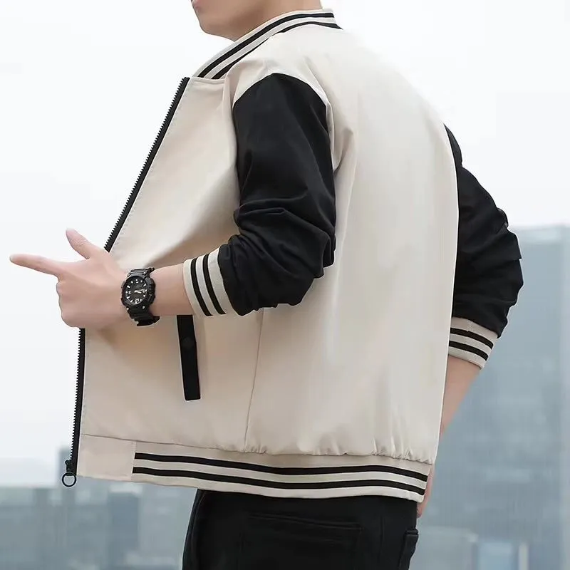 Men's Spring and Autumn Casual Fashion Brand New Arrival Jacket Men's Clothing Sports Autumn Clothing Tops Men Outwear