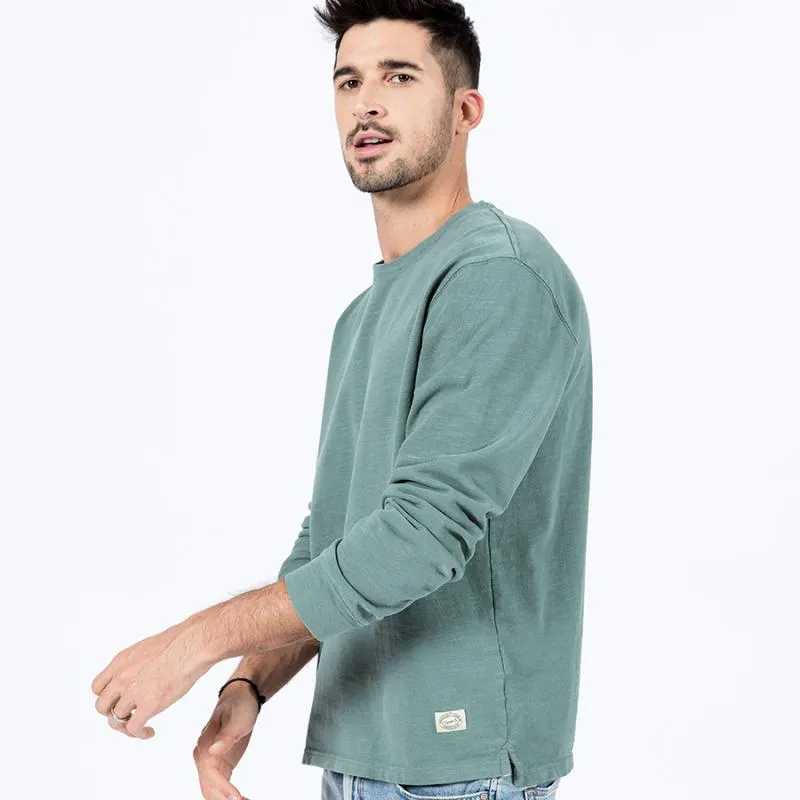 Men's Spring Long Sleeved O-Neck T-Shirt