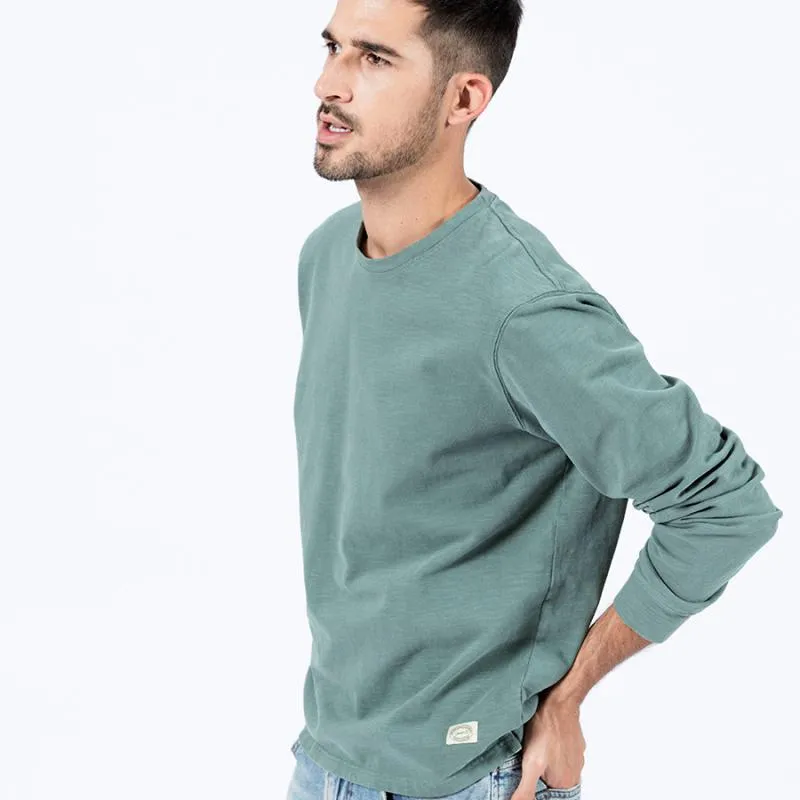 Men's Spring Long Sleeved O-Neck T-Shirt