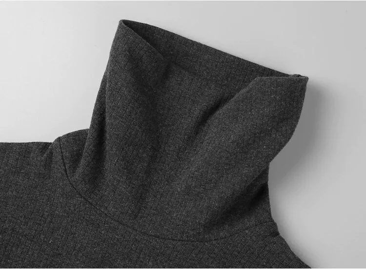 Men's Spring/Autumn Basic Cotton Stretch Slim Long-Sleeved T-Shirt