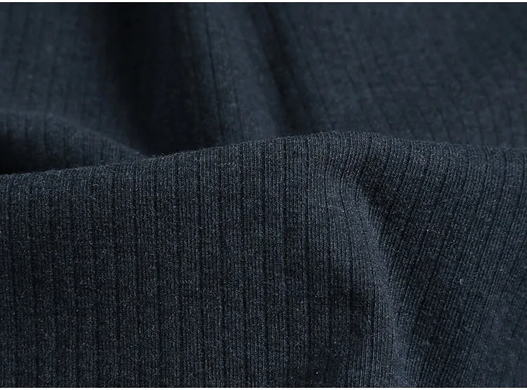 Men's Spring/Autumn Basic Cotton Stretch Slim Long-Sleeved T-Shirt