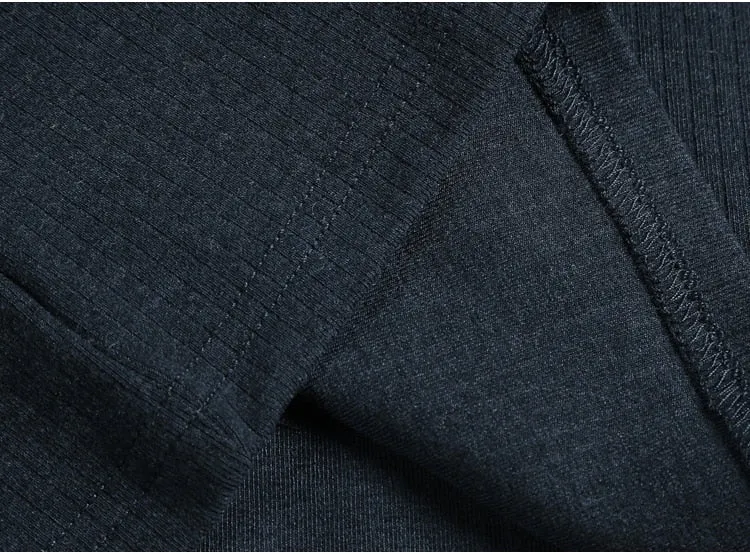 Men's Spring/Autumn Basic Cotton Stretch Slim Long-Sleeved T-Shirt