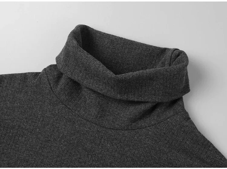Men's Spring/Autumn Basic Cotton Stretch Slim Long-Sleeved T-Shirt