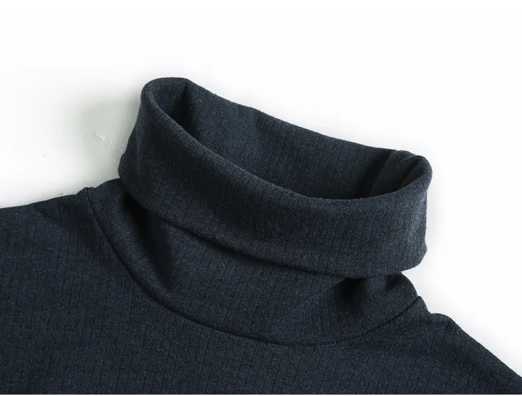 Men's Spring/Autumn Basic Cotton Stretch Slim Long-Sleeved T-Shirt