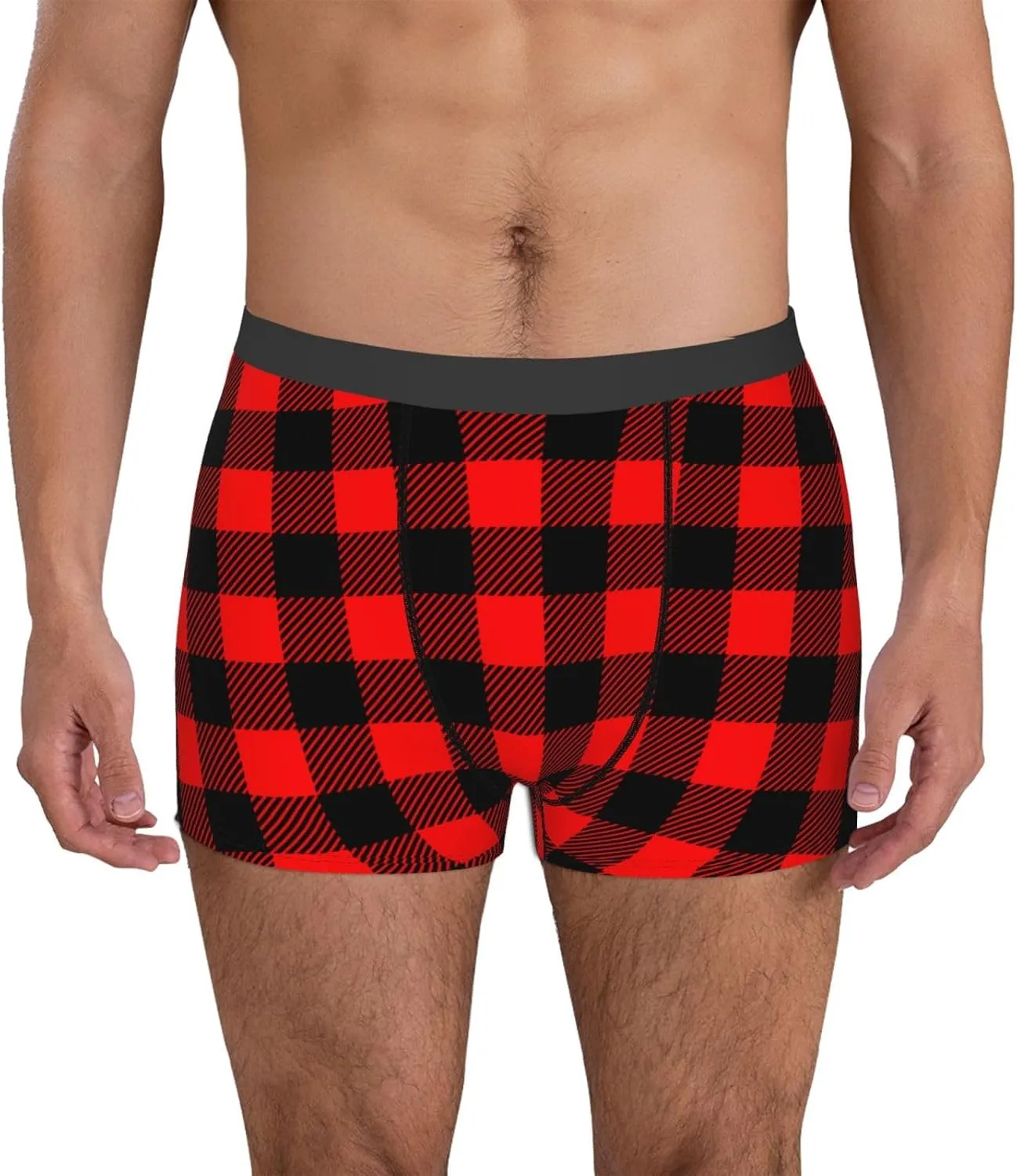 Men's Underwear Boxer Briefs Soft Breathable Trunks Underwear