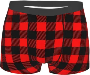 Men's Underwear Boxer Briefs Soft Breathable Trunks Underwear