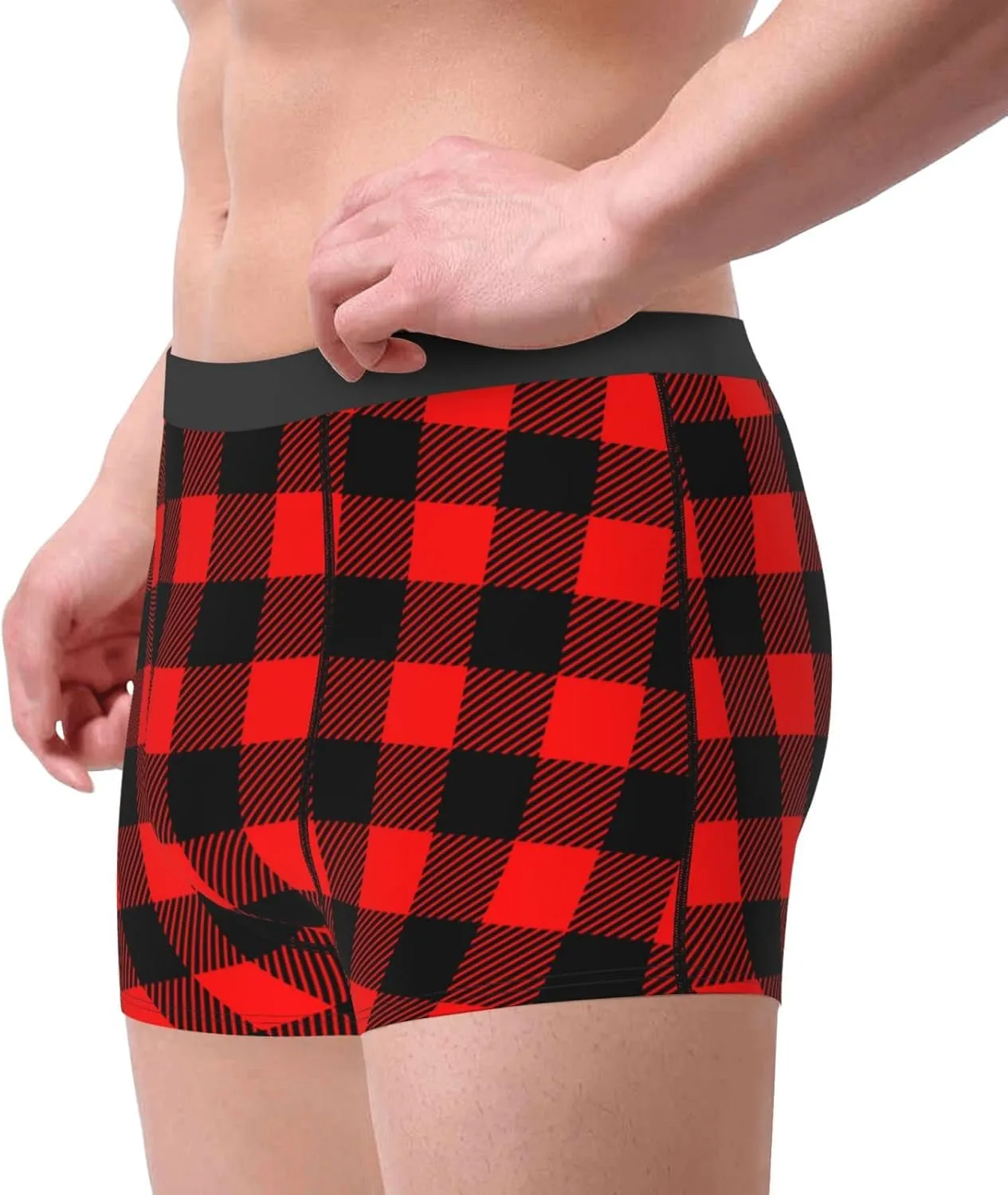 Men's Underwear Boxer Briefs Soft Breathable Trunks Underwear