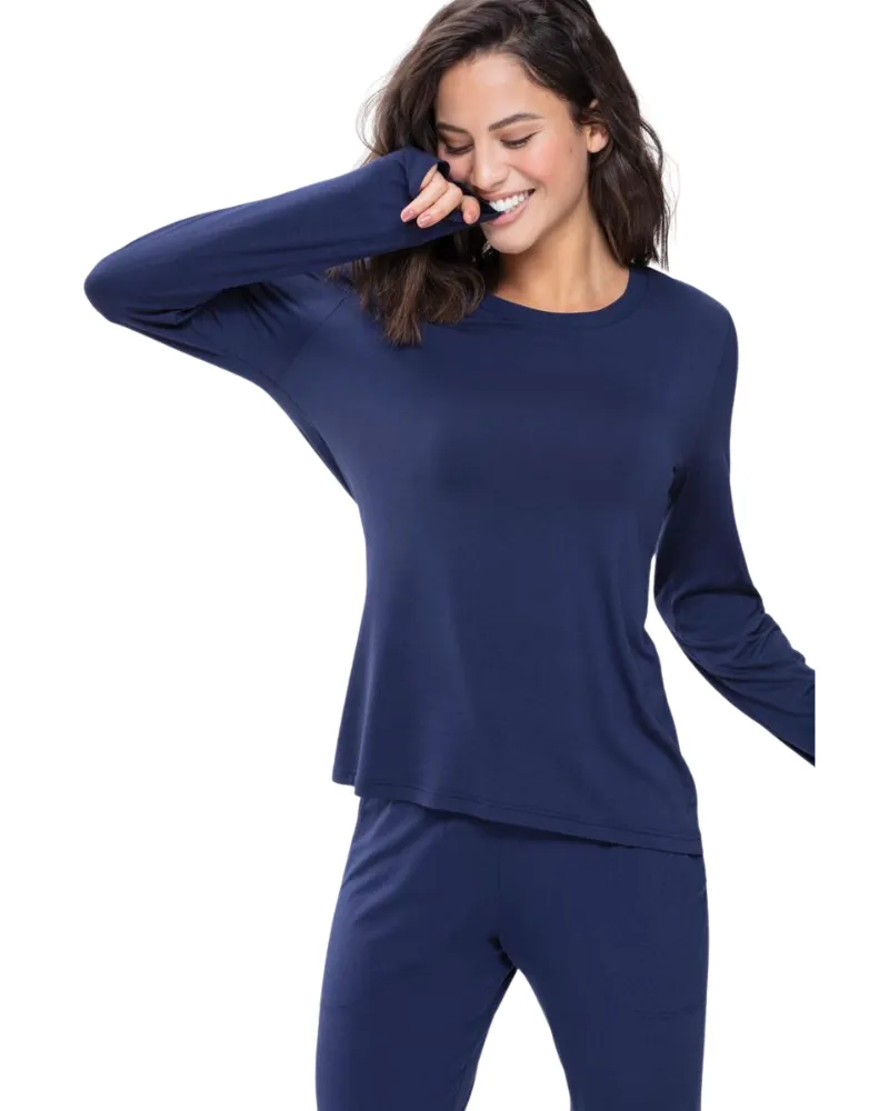 Mey True Blue Sleepy & Easy Modal Pajamas Set