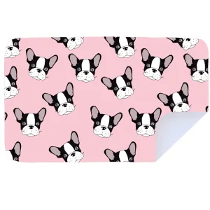 Microfibre L Printed Towel - Boston Doggie Towel