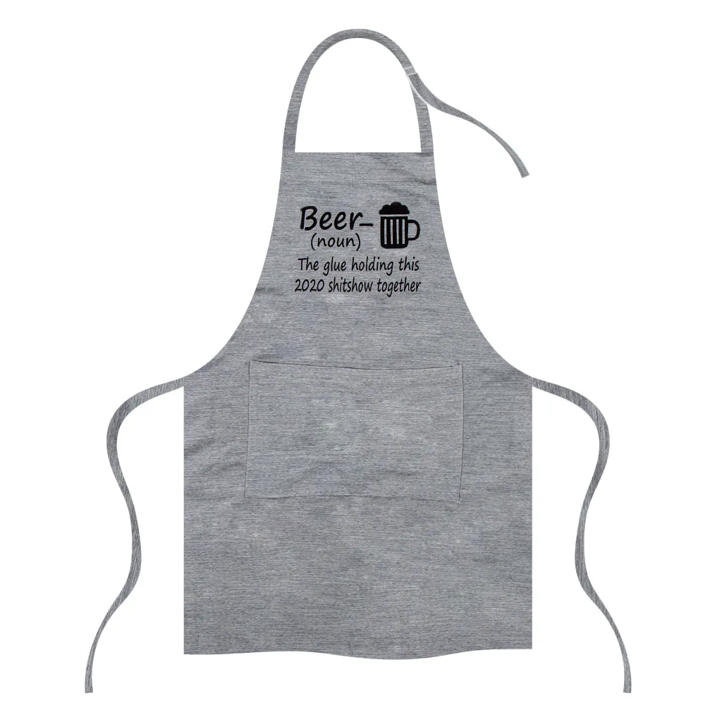 Microfibre Printed Apron - Beer 2020
