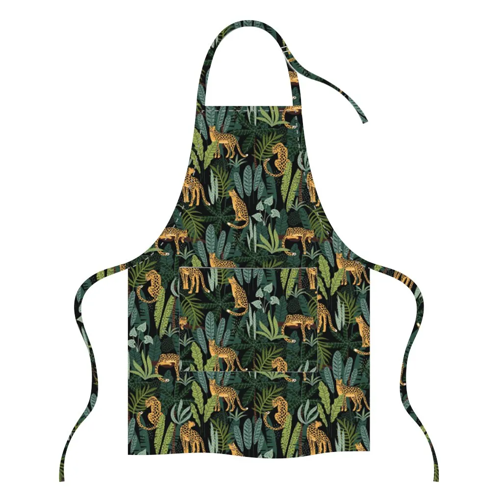 Microfibre Printed Apron - Black Panther