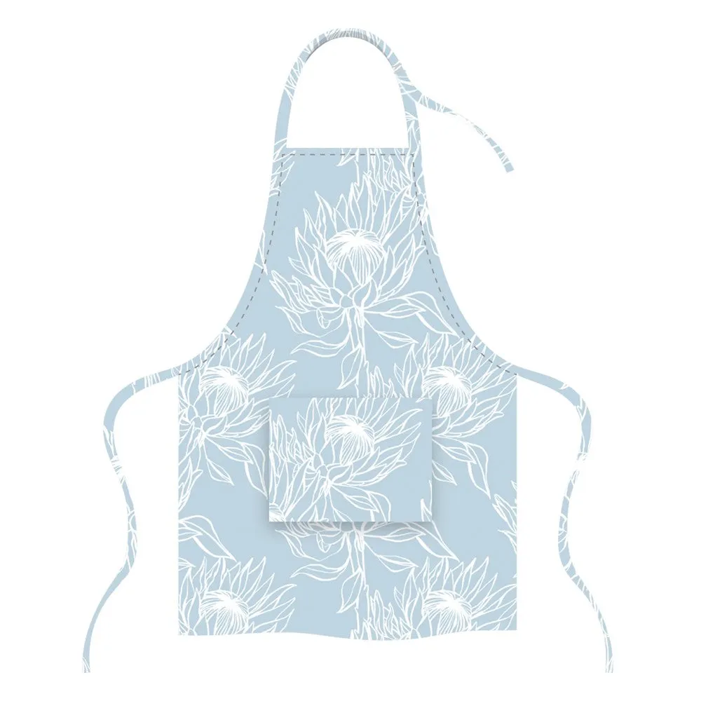 Microfibre Printed Apron - Watermark Protea