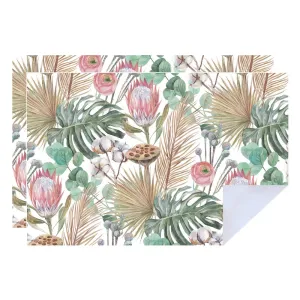 Microfibre Printed Tea Towel - Flower Haze (2 pk)
