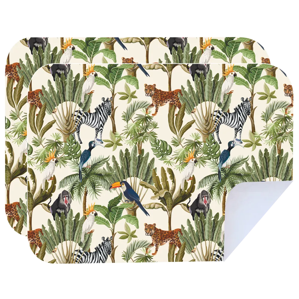 Microfibre Printed Tea Towel - Game Reserve (2 pk)