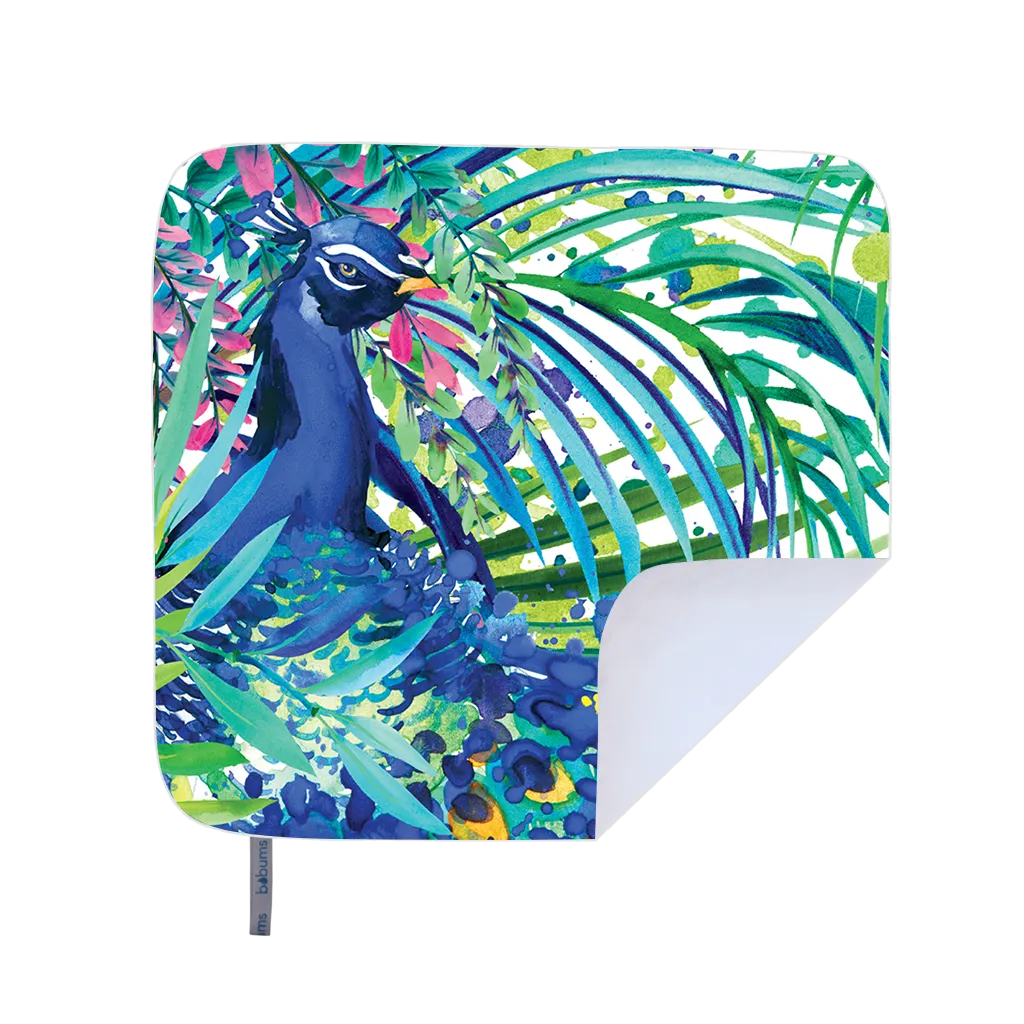 Microfibre - Towel 4 Two - Printed Beach Blanket - Peacock