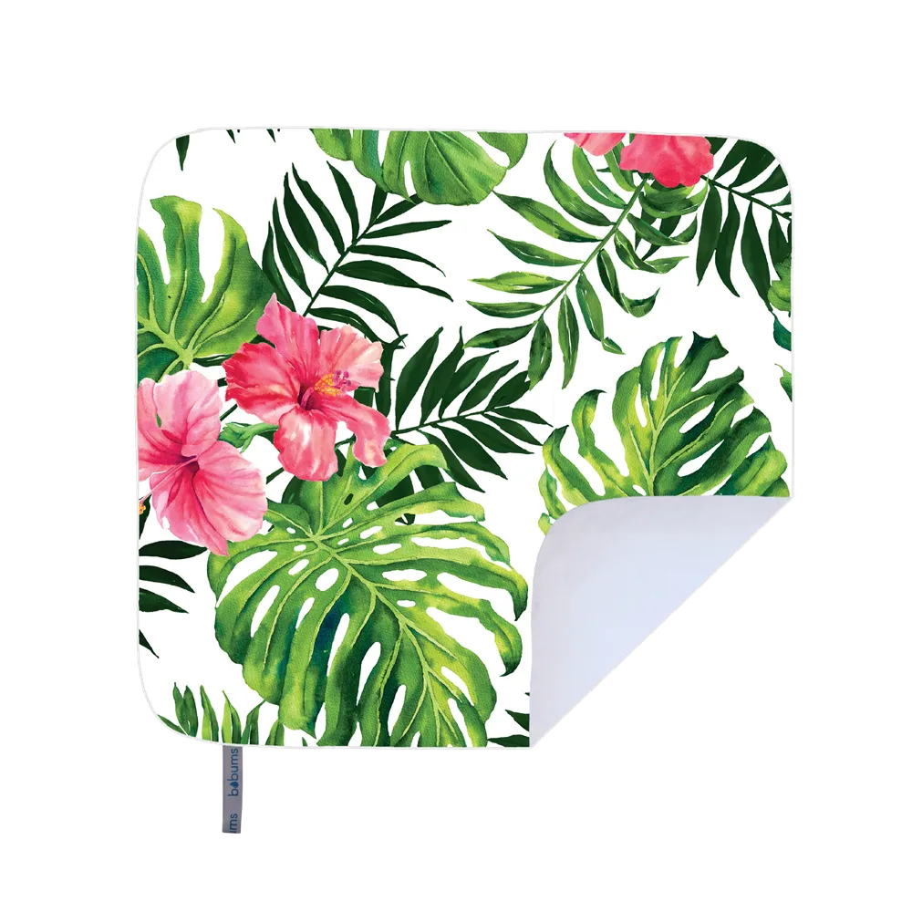Microfibre - Towel 4 Two - Printed Beach Blanket - Pink Hibiscus