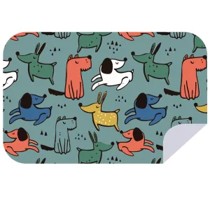 Microfibre XL Printed Towel- Many Dark Dogs