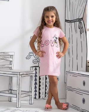 Minnie Love قميص بناتي نُص كُم