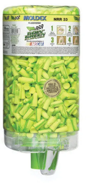Moldex PlugStation Earplug Dispenser With 500 Pair Single Use Goin' Green Foam Earplugs