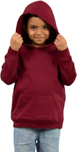 Monag Toddler Fleece Hooded Pullover, Unisex Kids Fleece Hoodie, Children Blank Hoodie