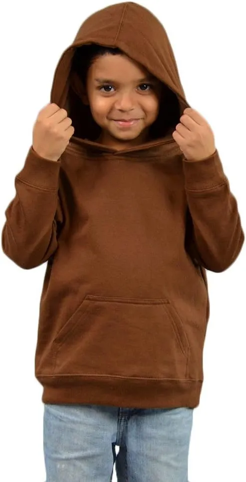Monag Toddler Fleece Hooded Pullover, Unisex Kids Fleece Hoodie, Children Blank Hoodie