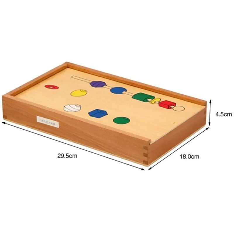 Montessori Colorful Stick Beading