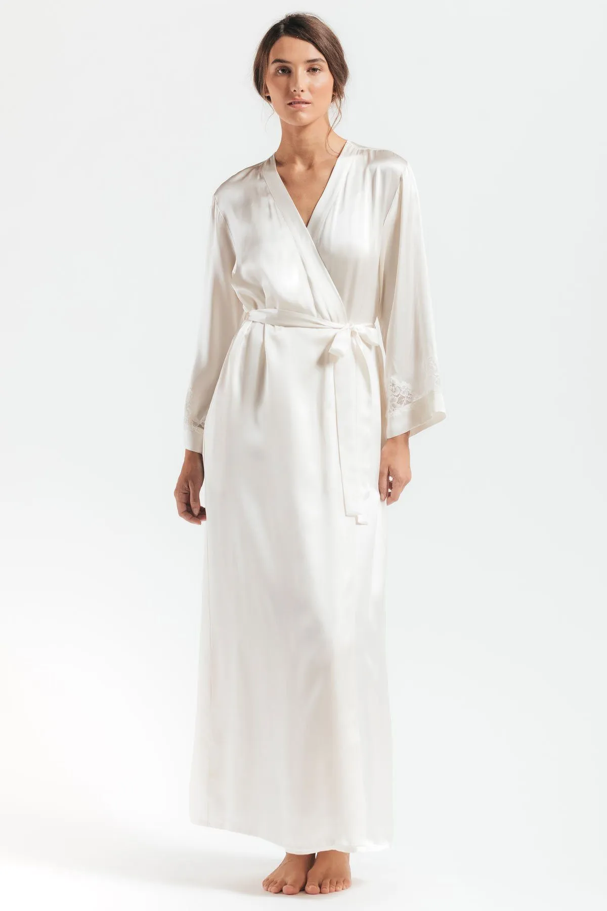 Morgan Long Silk Robe