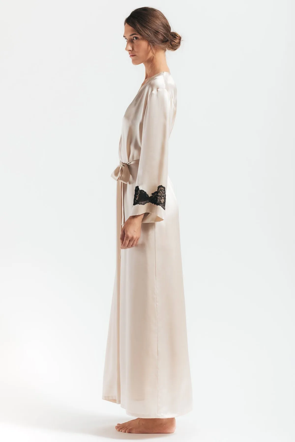 Morgan Long Silk Robe